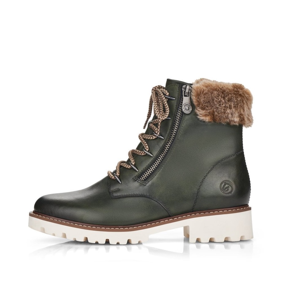 Rieker Zielone Remonte D8692 Damskie Buty