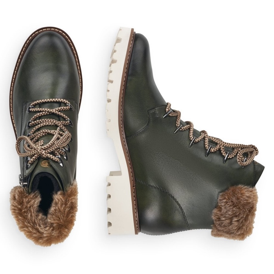 Rieker Zielone Remonte D8692 Damskie Buty