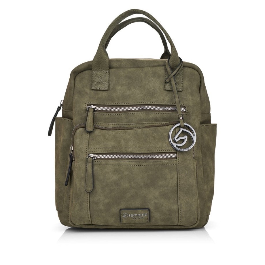 Rieker Zielony Remonte Q0520-54 Damska Zielona Torba Na Suwak
