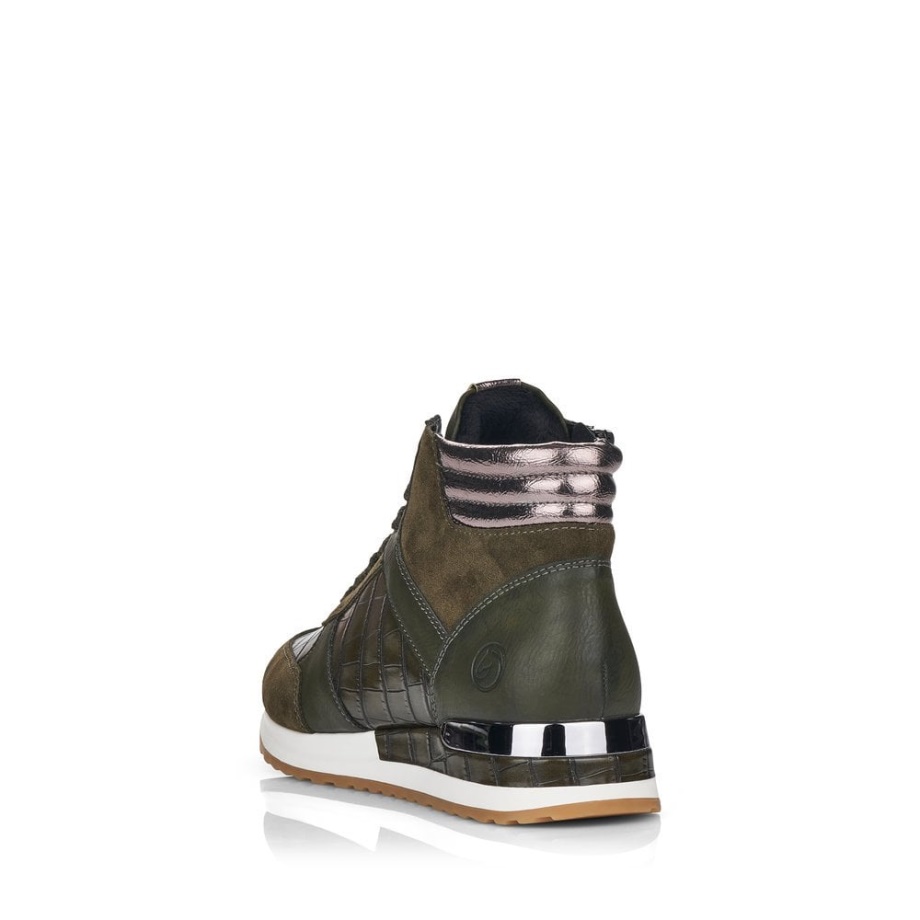 Rieker Zielone Remonte R2573 Buty Damskie