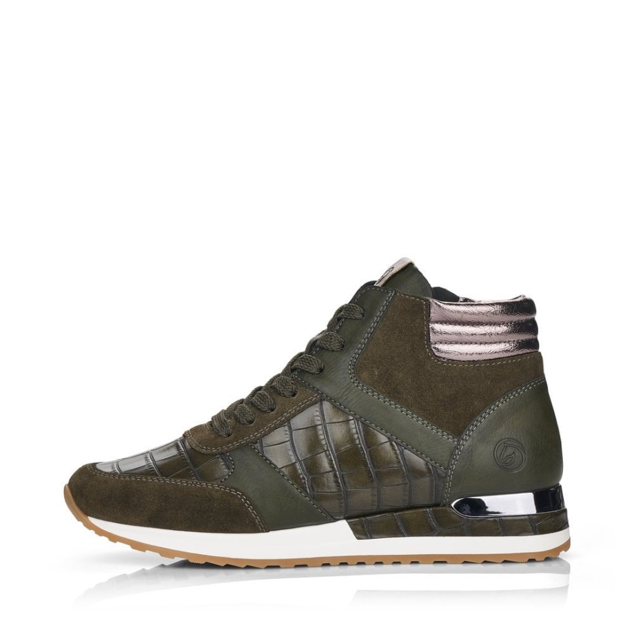 Rieker Zielone Remonte R2573 Buty Damskie