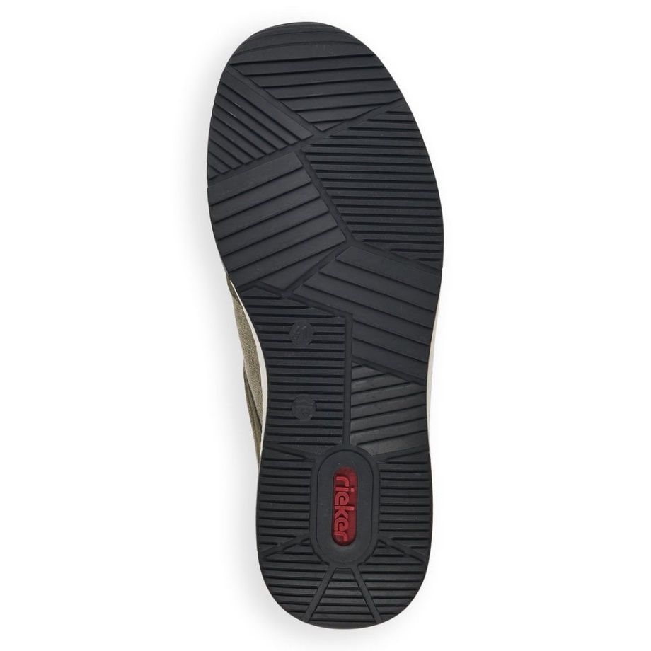 Zielone Buty Męskie Rieker B3401