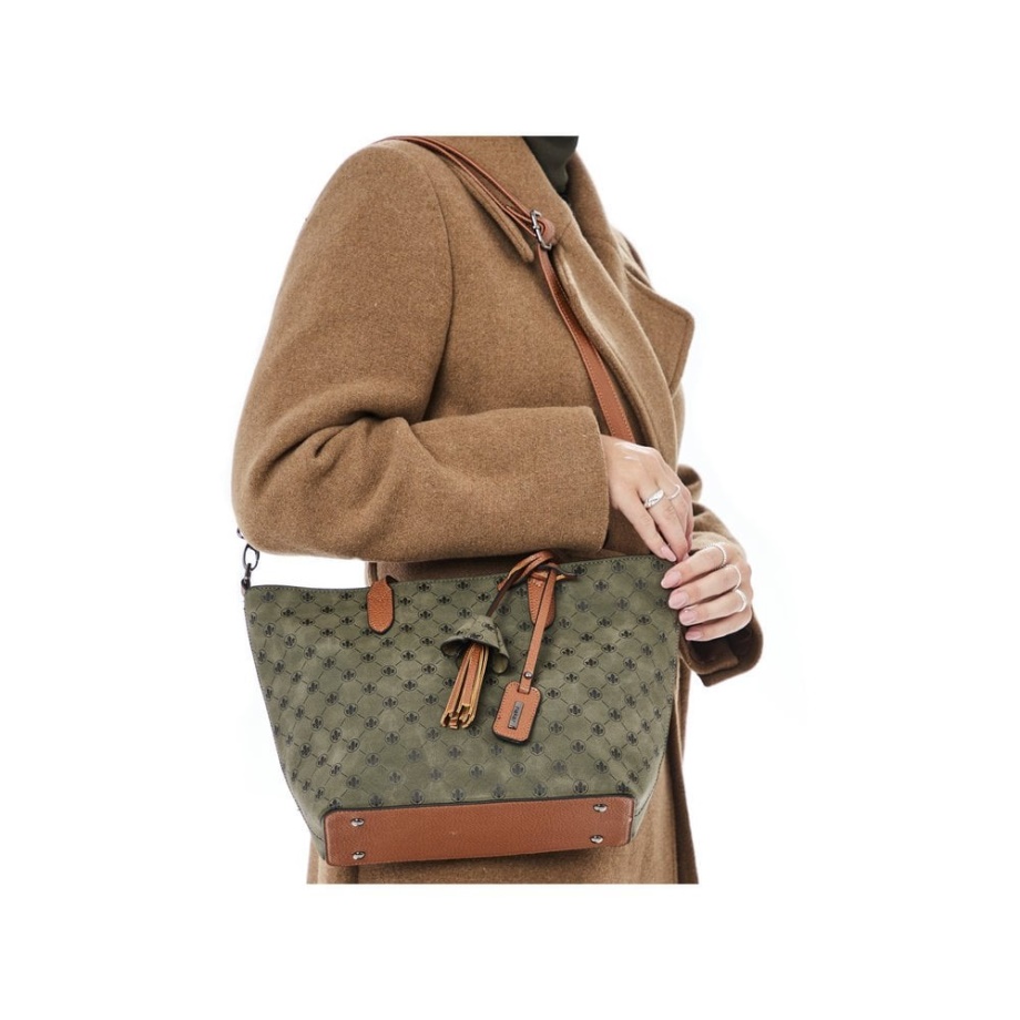 Zielony Rieker H1305-54 Damska Zielona Torba Na Suwak