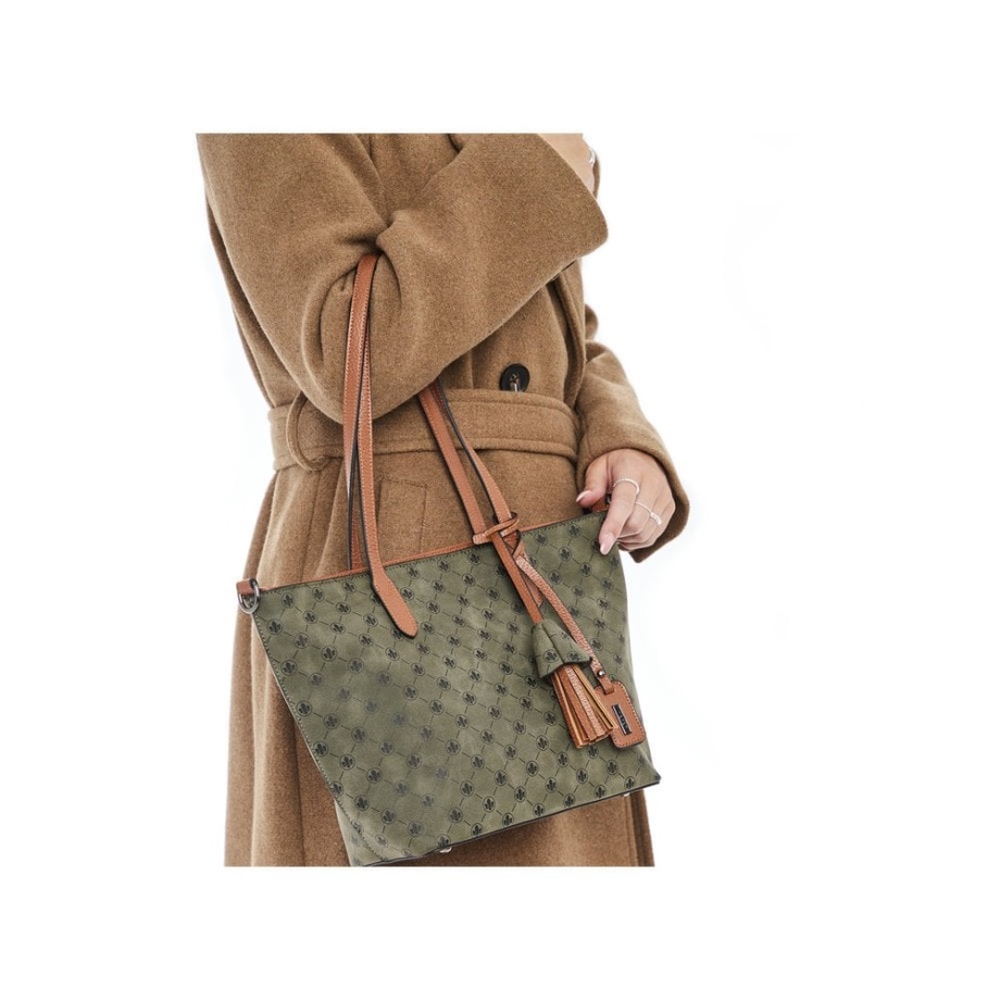 Zielony Rieker H1305-54 Damska Zielona Torba Na Suwak