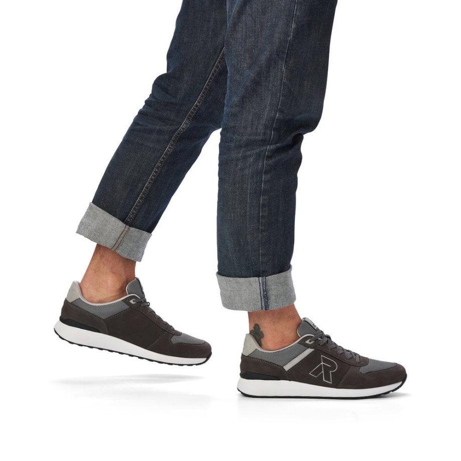 Rieker Szare R-evolution 07601 Buty Męskie