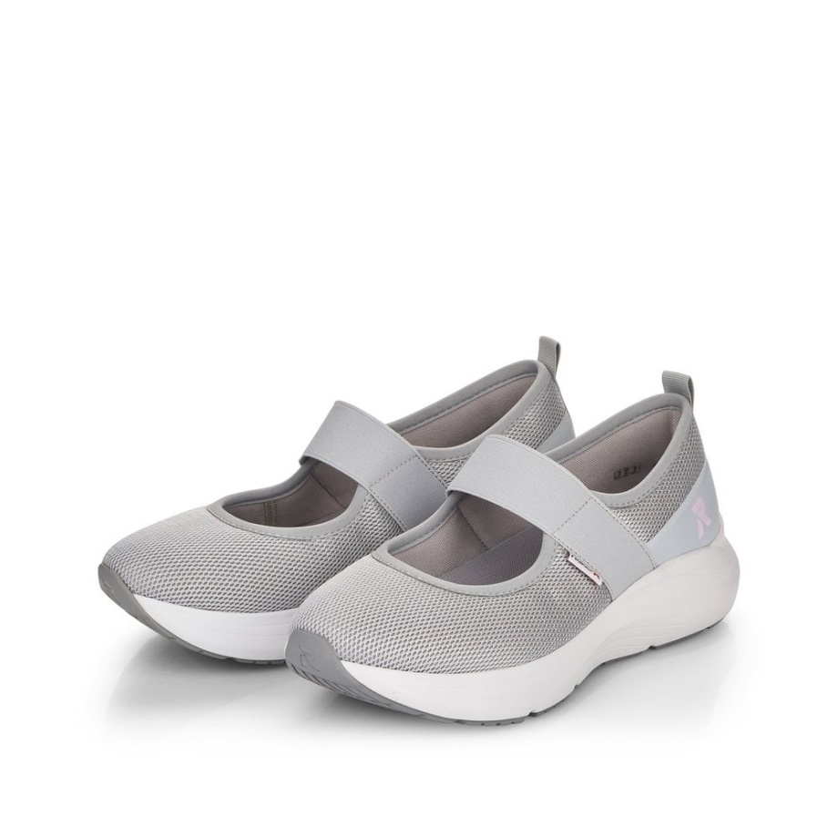 Rieker Szare R-evolution 42102 Damskie Buty