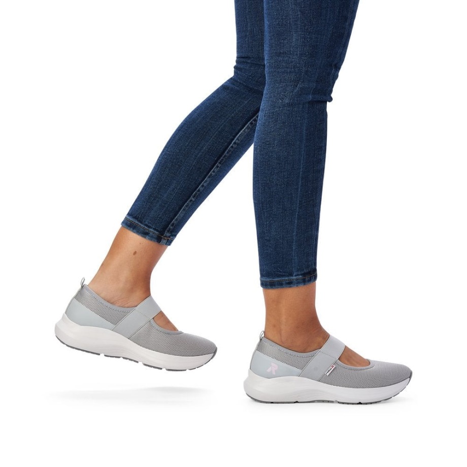 Rieker Szare R-evolution 42102 Damskie Buty
