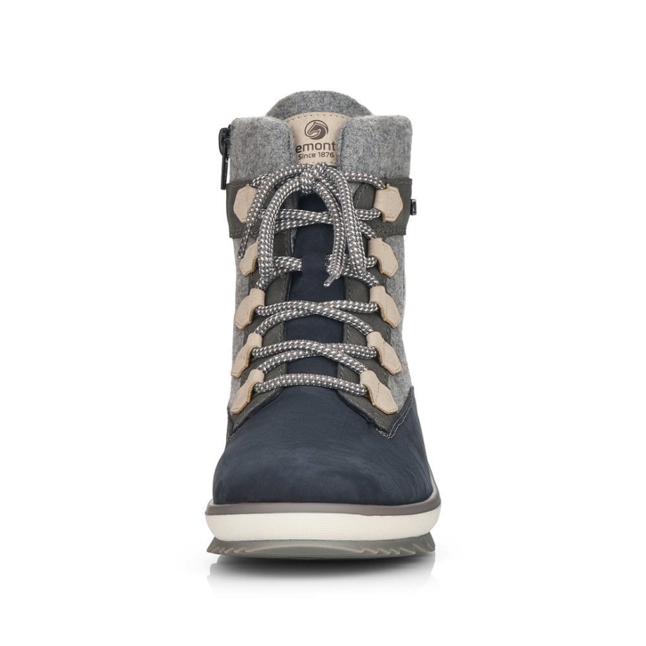 Szare Damskie Buty Rieker Remonte R8481