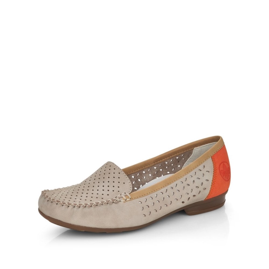 Szare Buty Damskie Rieker 40086