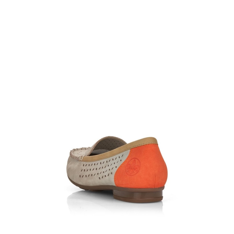 Szare Buty Damskie Rieker 40086