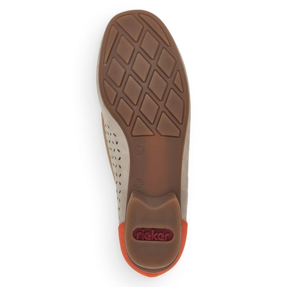 Szare Buty Damskie Rieker 40086