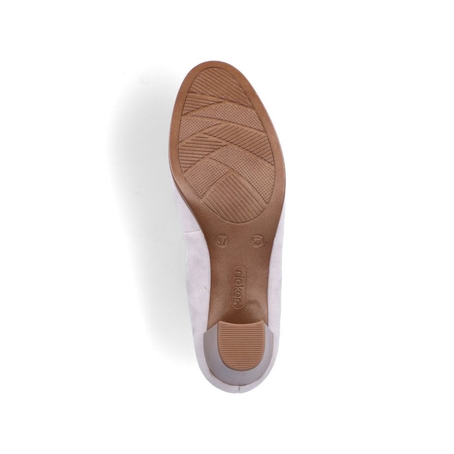 Szare Buty Damskie Rieker 49560