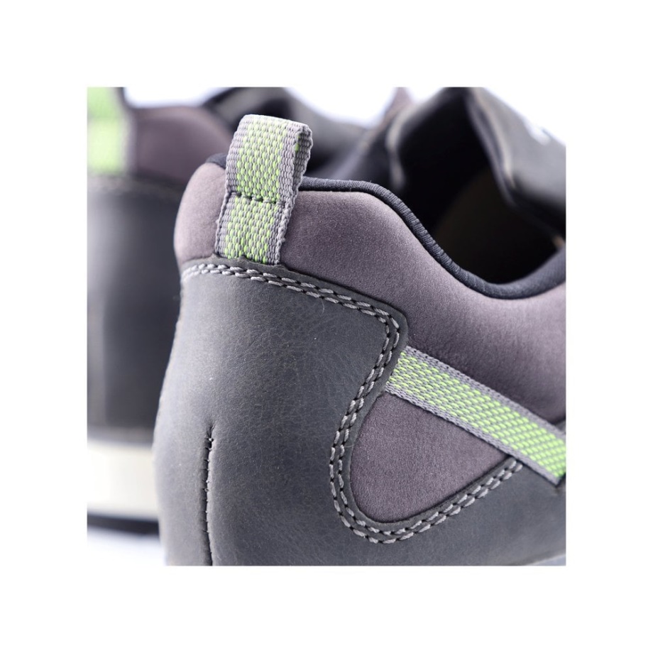 Szare Buty Męskie Rieker B5721