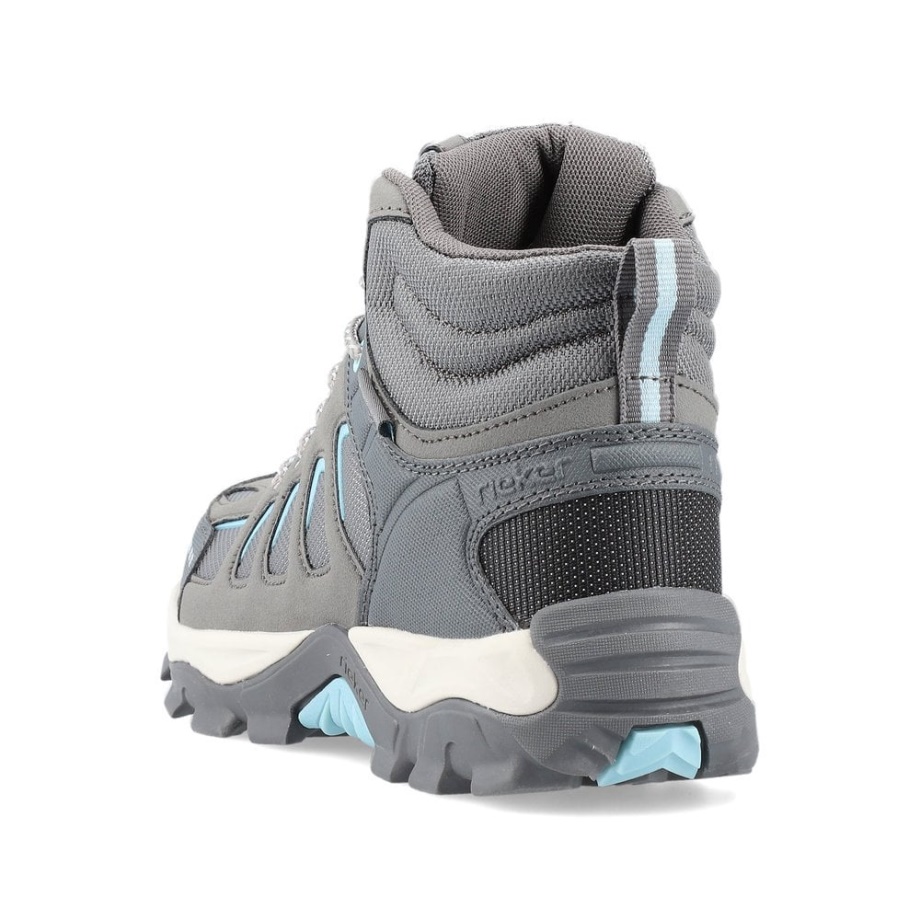 Szare Buty Damskie Rieker X8820