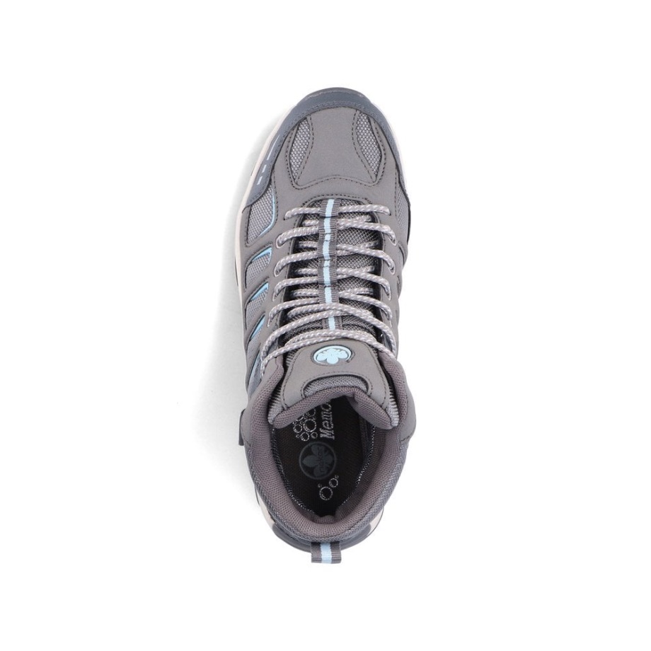 Szare Buty Damskie Rieker X8820