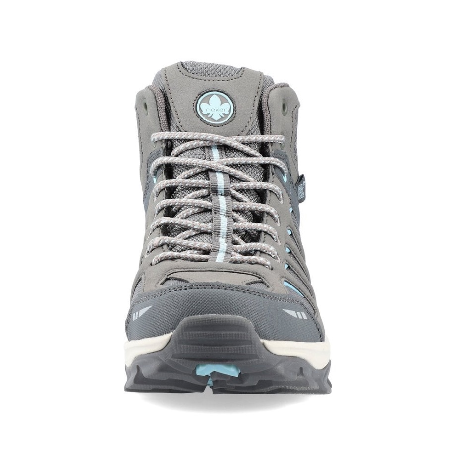 Szare Buty Damskie Rieker X8820