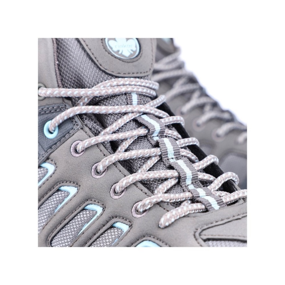 Szare Buty Damskie Rieker X8820