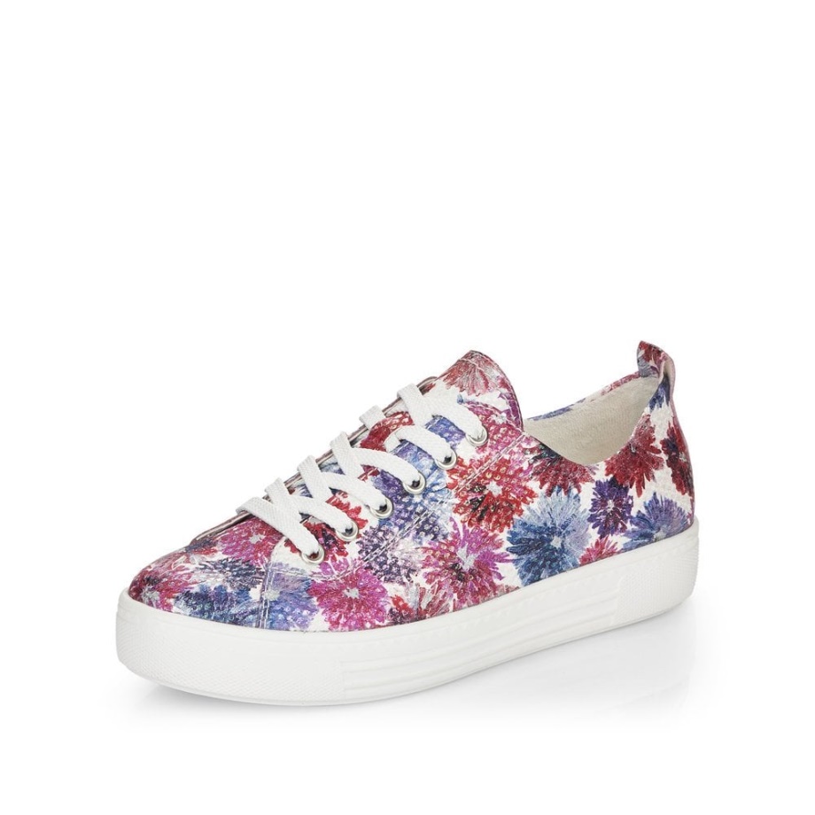 Damskie Buty Rieker Metaliczne Remonte D0900