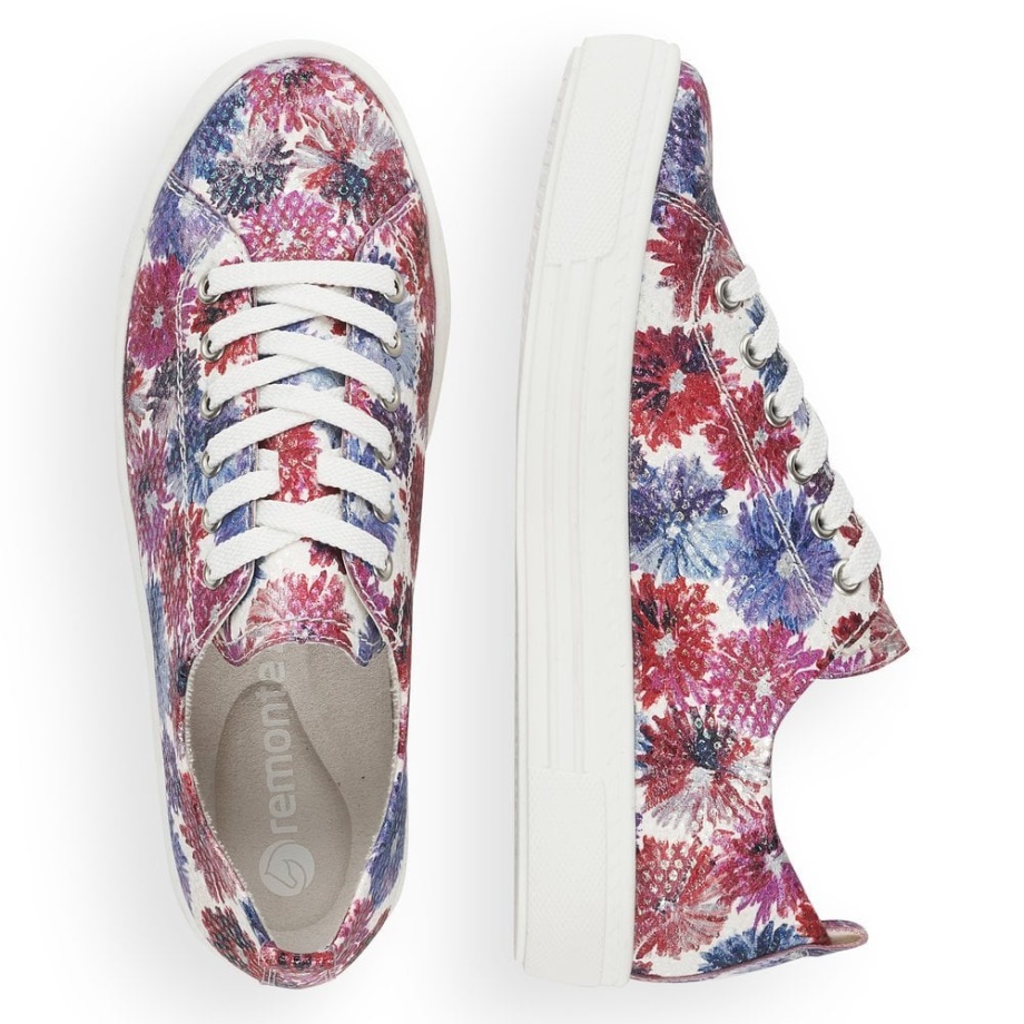 Damskie Buty Rieker Metaliczne Remonte D0900