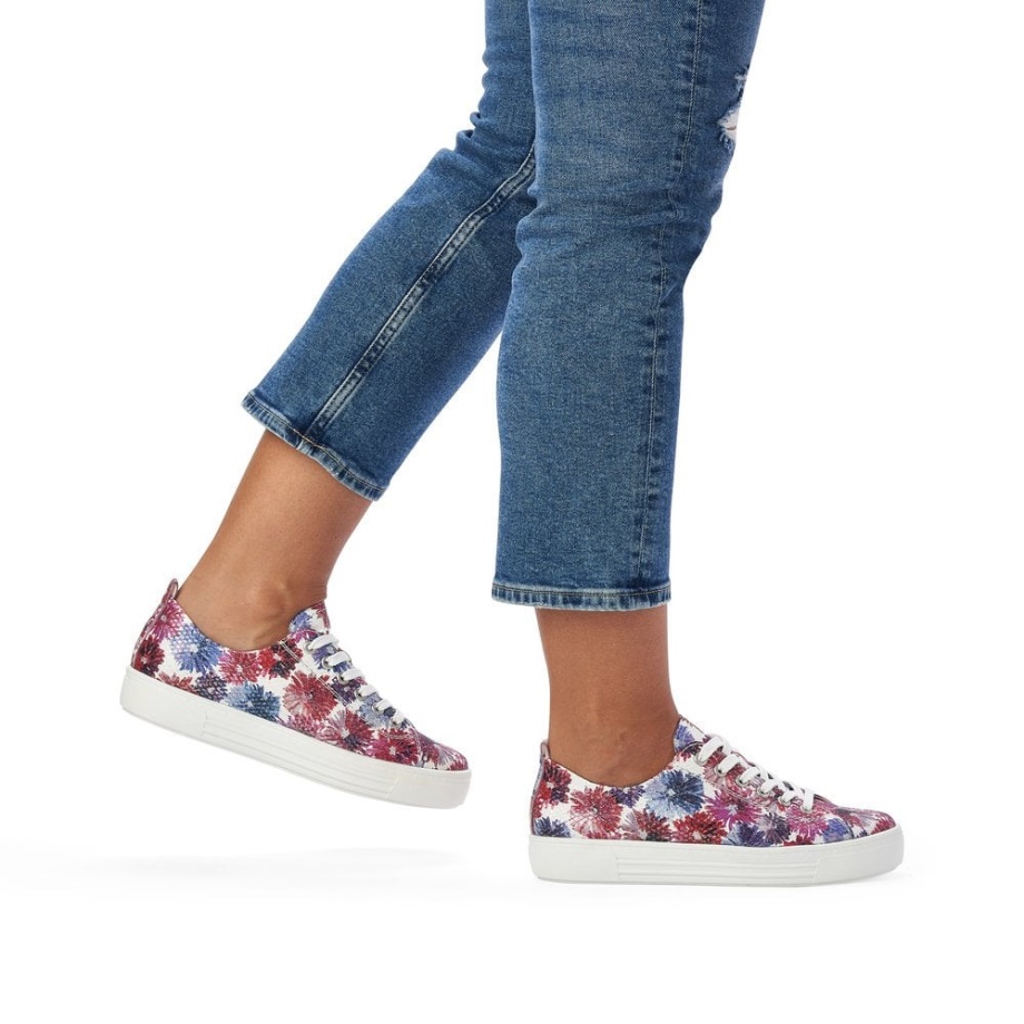 Damskie Buty Rieker Metaliczne Remonte D0900