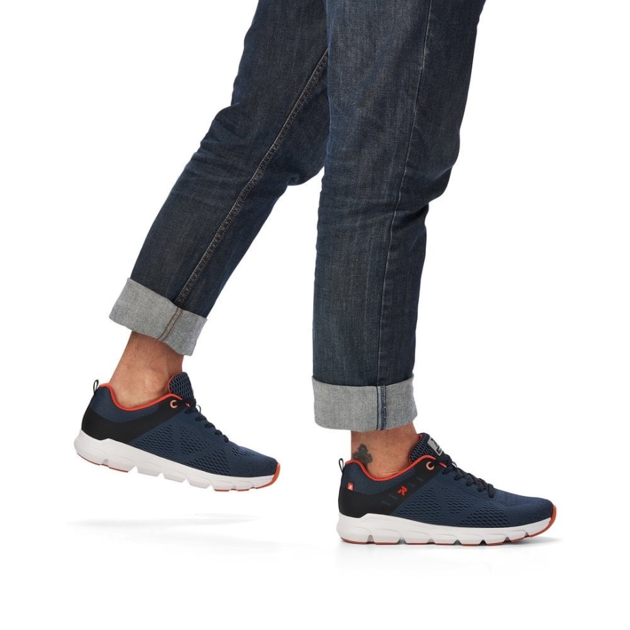 Buty Męskie Rieker R-evolution 07806 Niebieskie