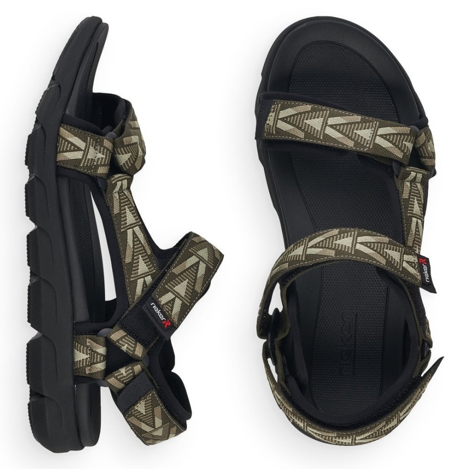 Rieker R-evolution 20802 Męskie Sandały Zielone