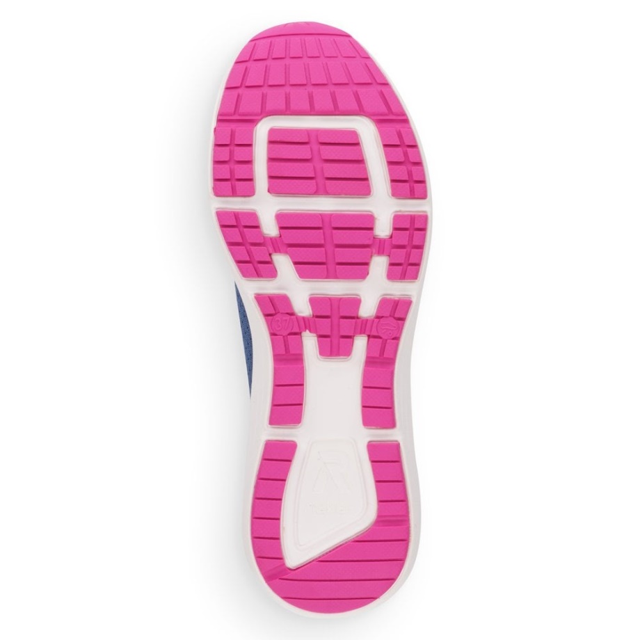 Damskie Buty Rieker R-evolution 42101 Niebieskie