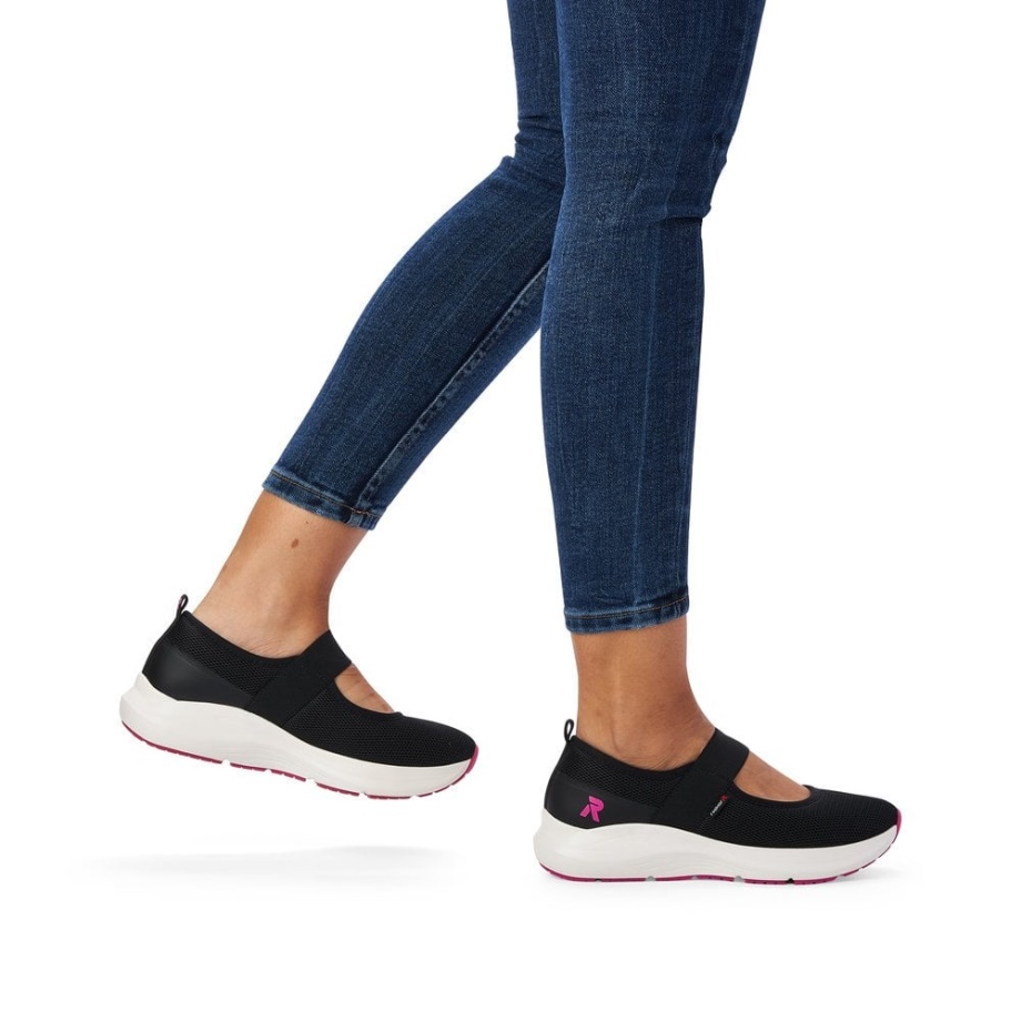 Damskie Buty Rieker R-evolution 42102 Czarne