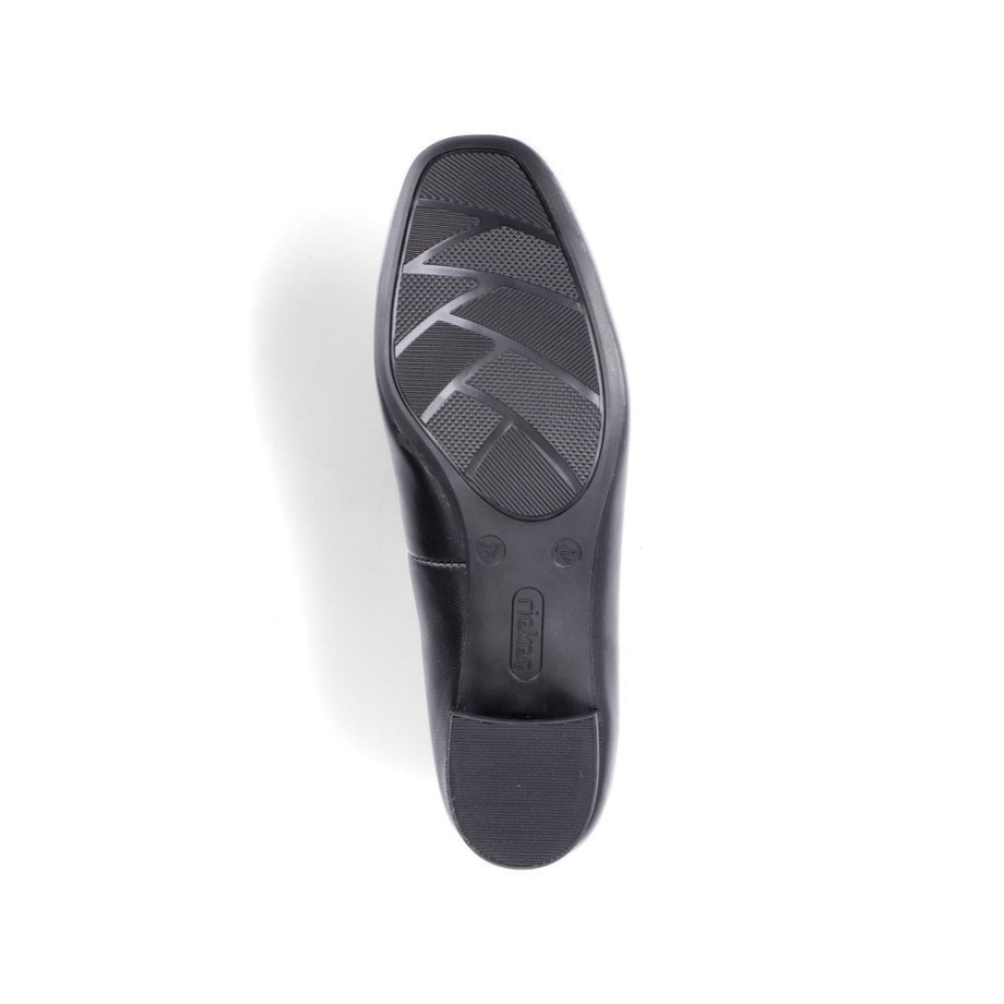 Rieker 49260 Damskie Wsuwane Czarne Buty