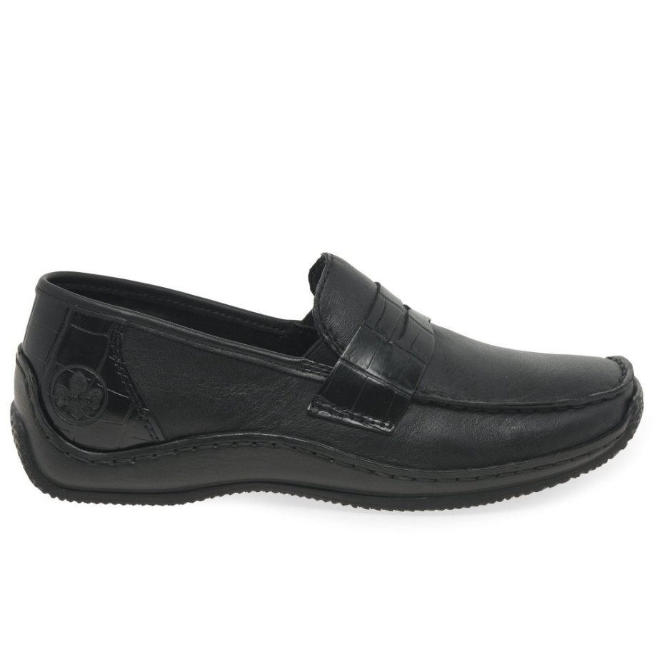 Czarne Buty Damskie Rieker Caris