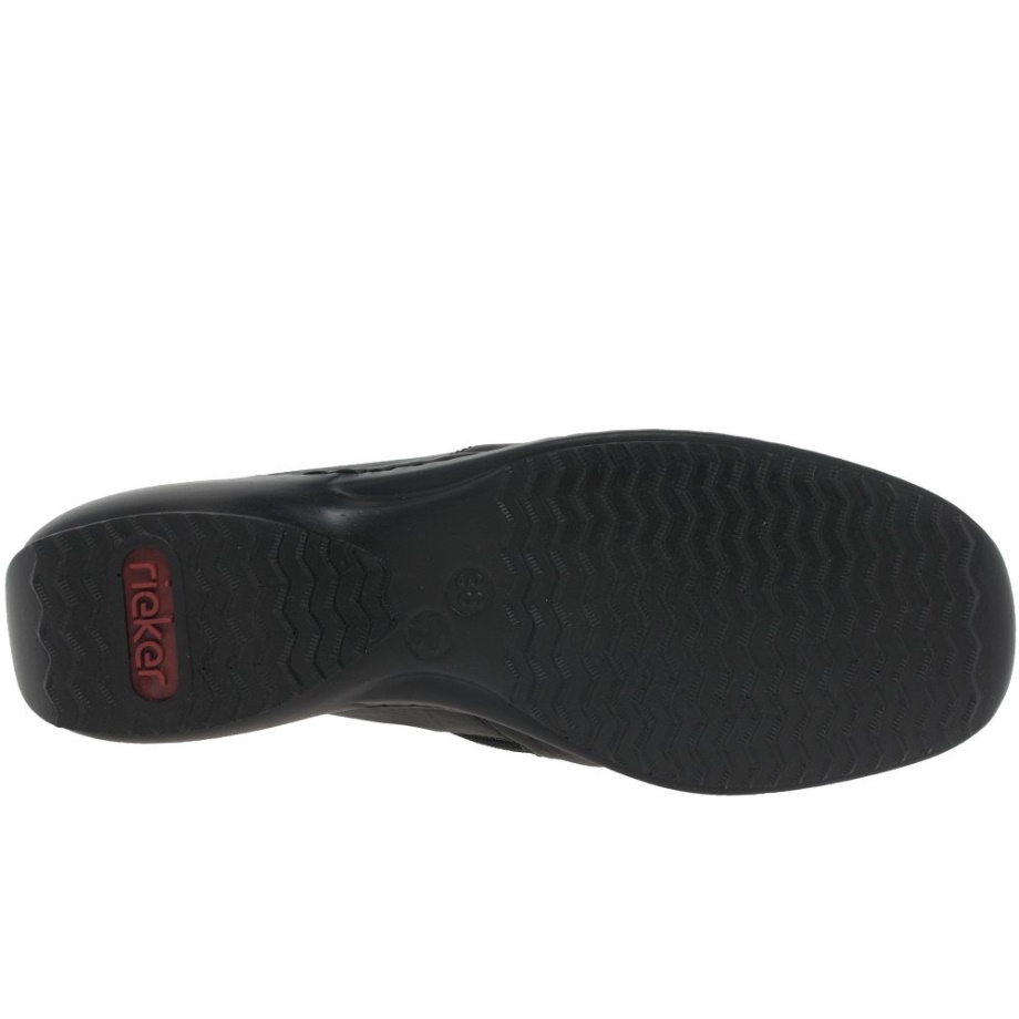 Czarne Botki Damskie Rieker Drizzle Na Co Dzień