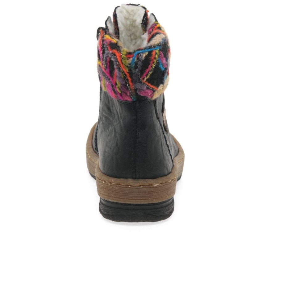 Czarne Buty Trekkingowe Rieker Emerald