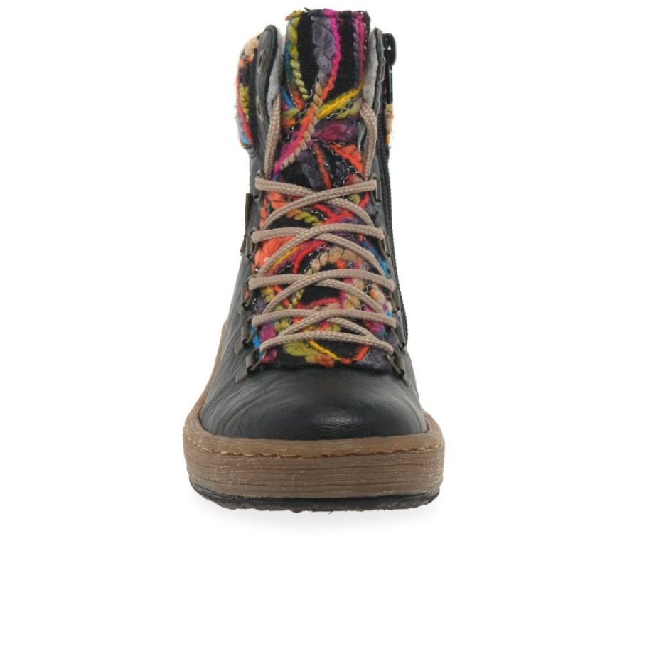 Czarne Buty Trekkingowe Rieker Emerald