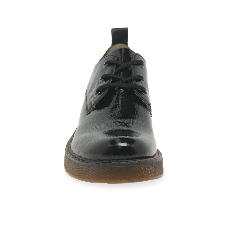 Czarne Buty Damskie Rieker France