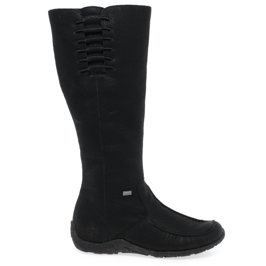 Czarne Kozaki Damskie Rieker Nightly II