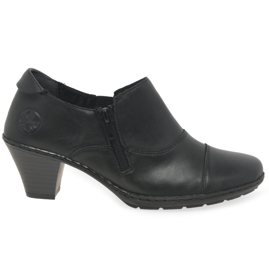 Czarne Buty Damskie Rieker Tease Z Wysokim Krojem