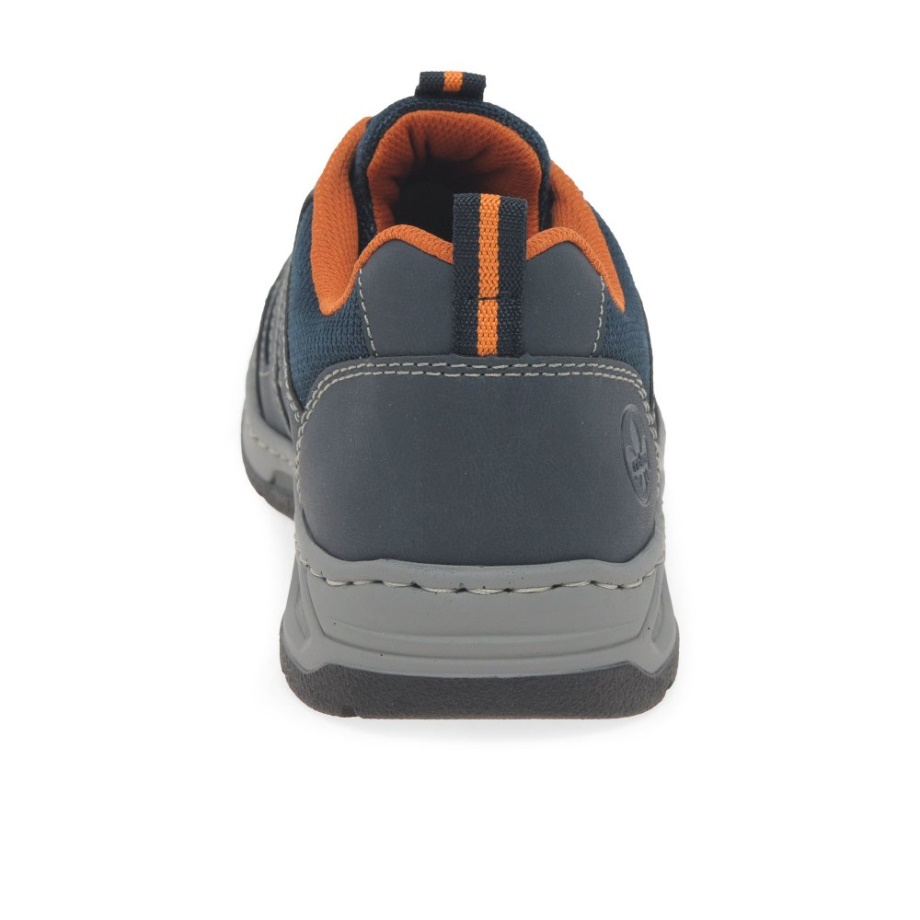 Niebieskie Męskie Buty Sportowe Rieker Ray