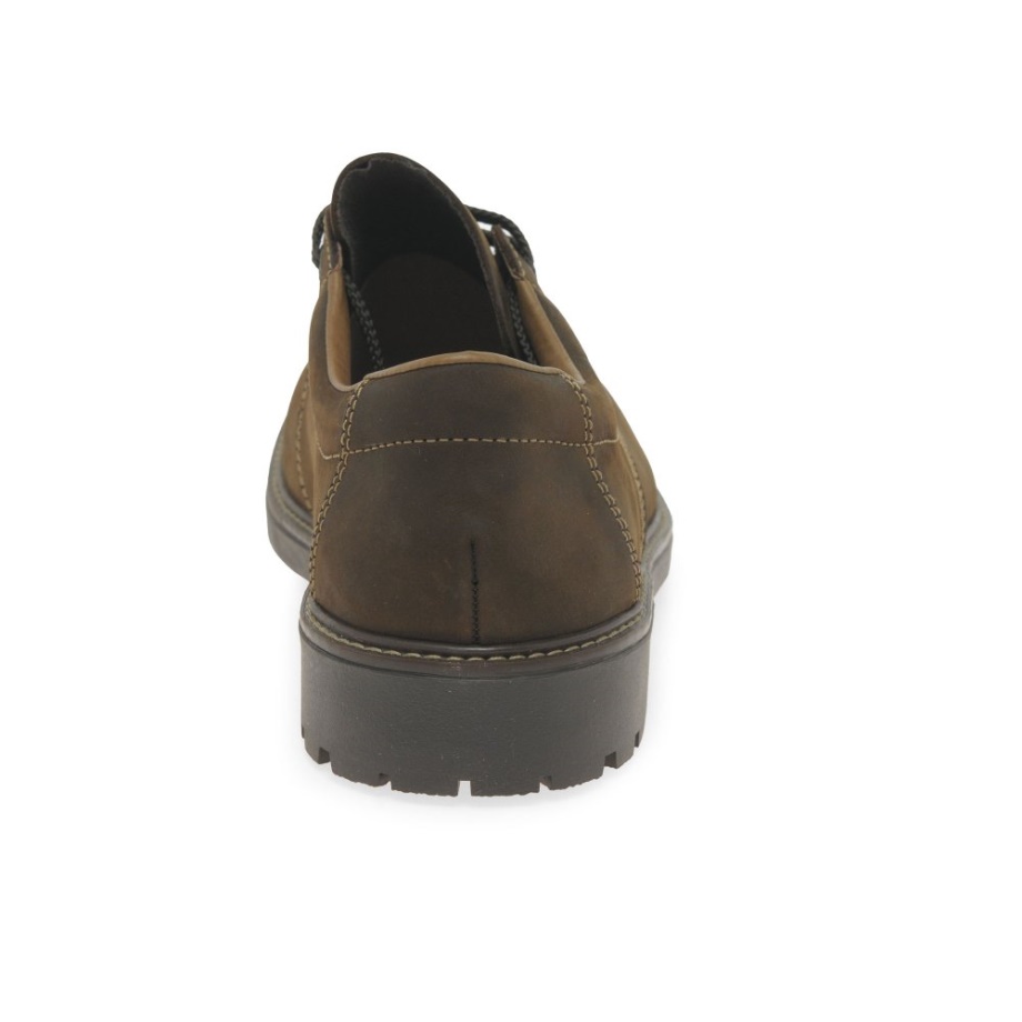 Brązowe Męskie Buty Rieker Ulverston