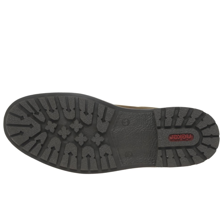 Brązowe Męskie Buty Rieker Ulverston