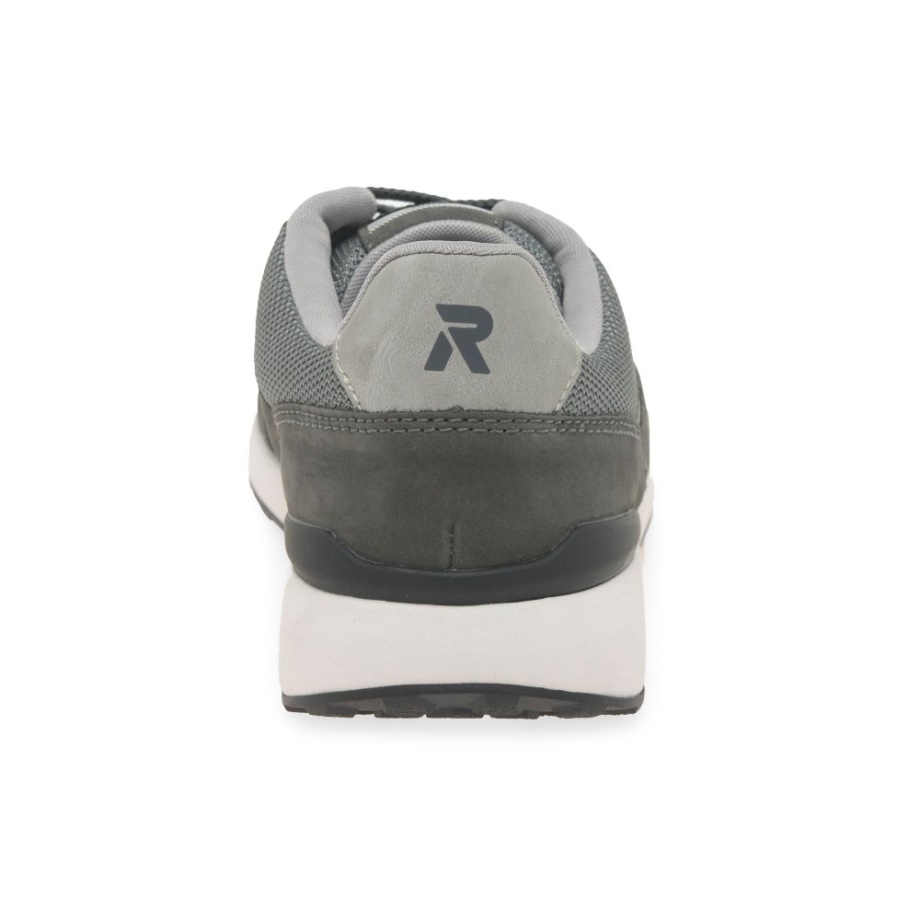 Szare Męskie Buty Sportowe Rieker Frank