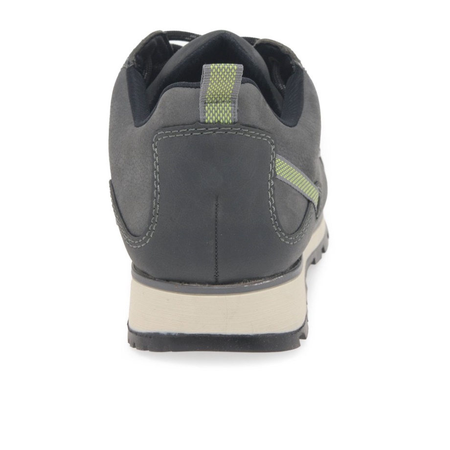 Szare Męskie Buty Sportowe Rieker Livingston