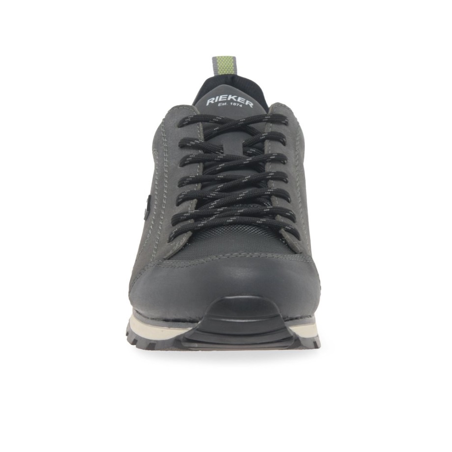 Szare Męskie Buty Sportowe Rieker Livingston