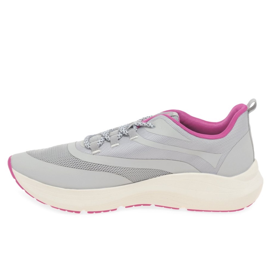 Szare Damskie Buty Sportowe Rieker Maggie