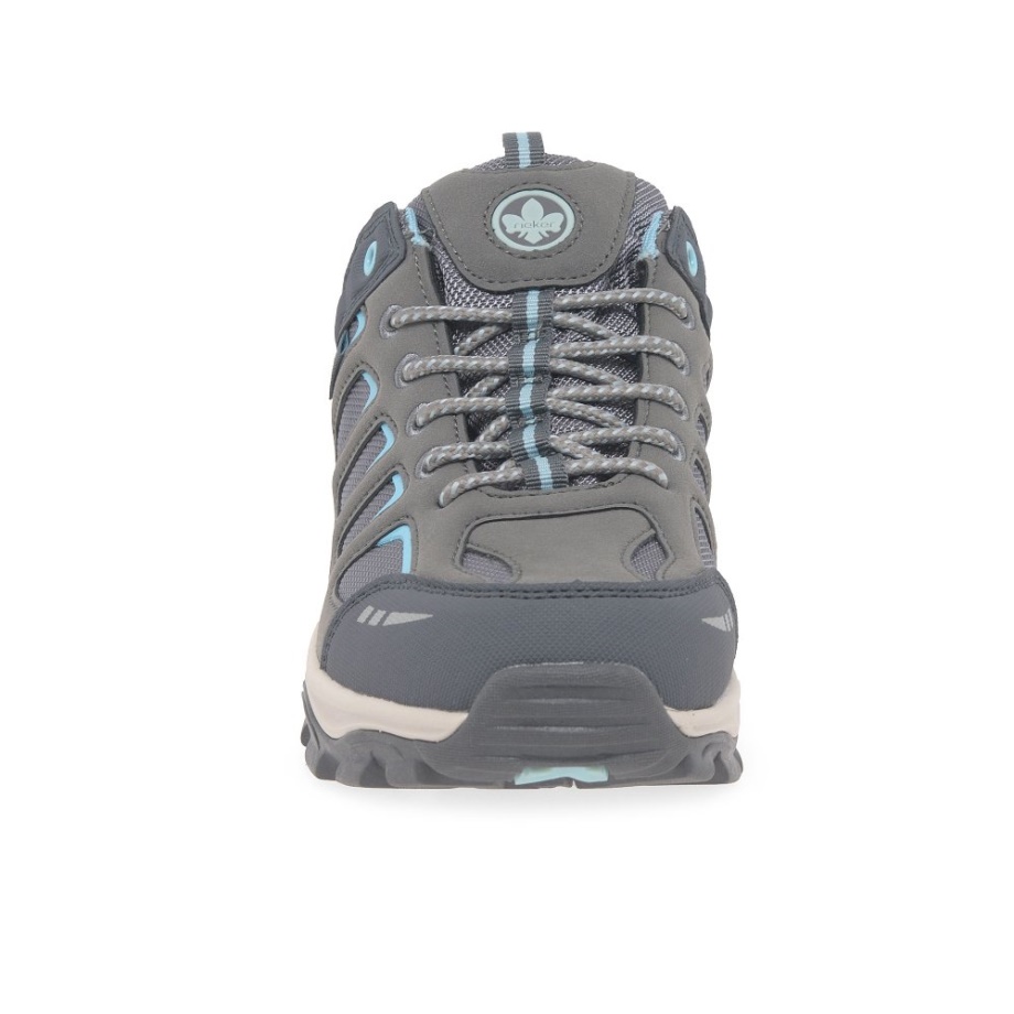 Szare Damskie Buty Do Chodzenia Rieker Move