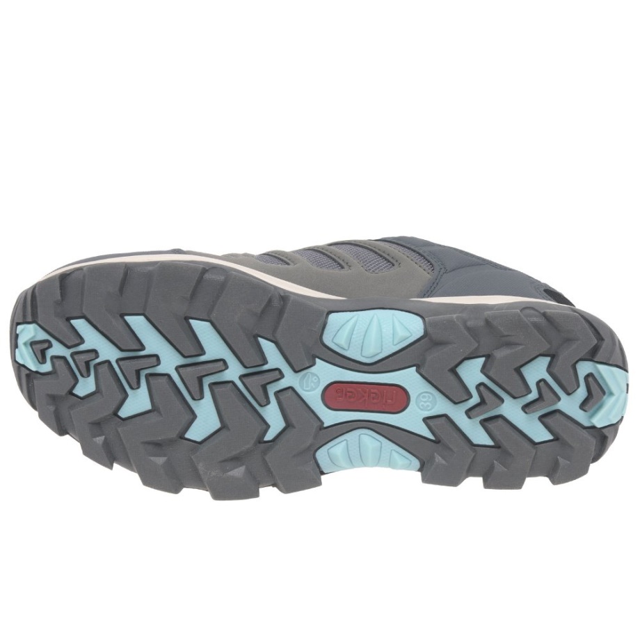 Szare Damskie Buty Do Chodzenia Rieker Move