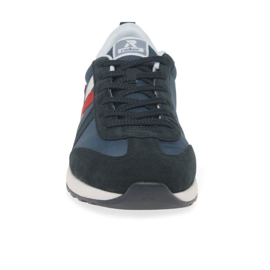 Granatowe Męskie Buty Sportowe Rieker Tyler