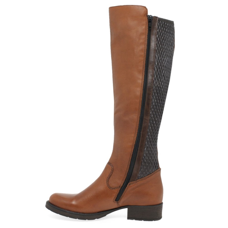 Damskie Kozaki Do Kolan Nut Rieker Utah