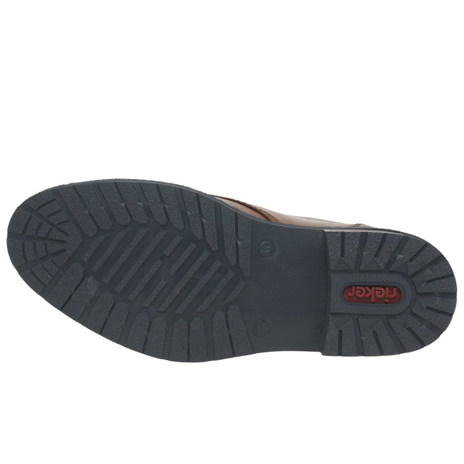 Buty Męskie Orzechowe Rieker Turyn