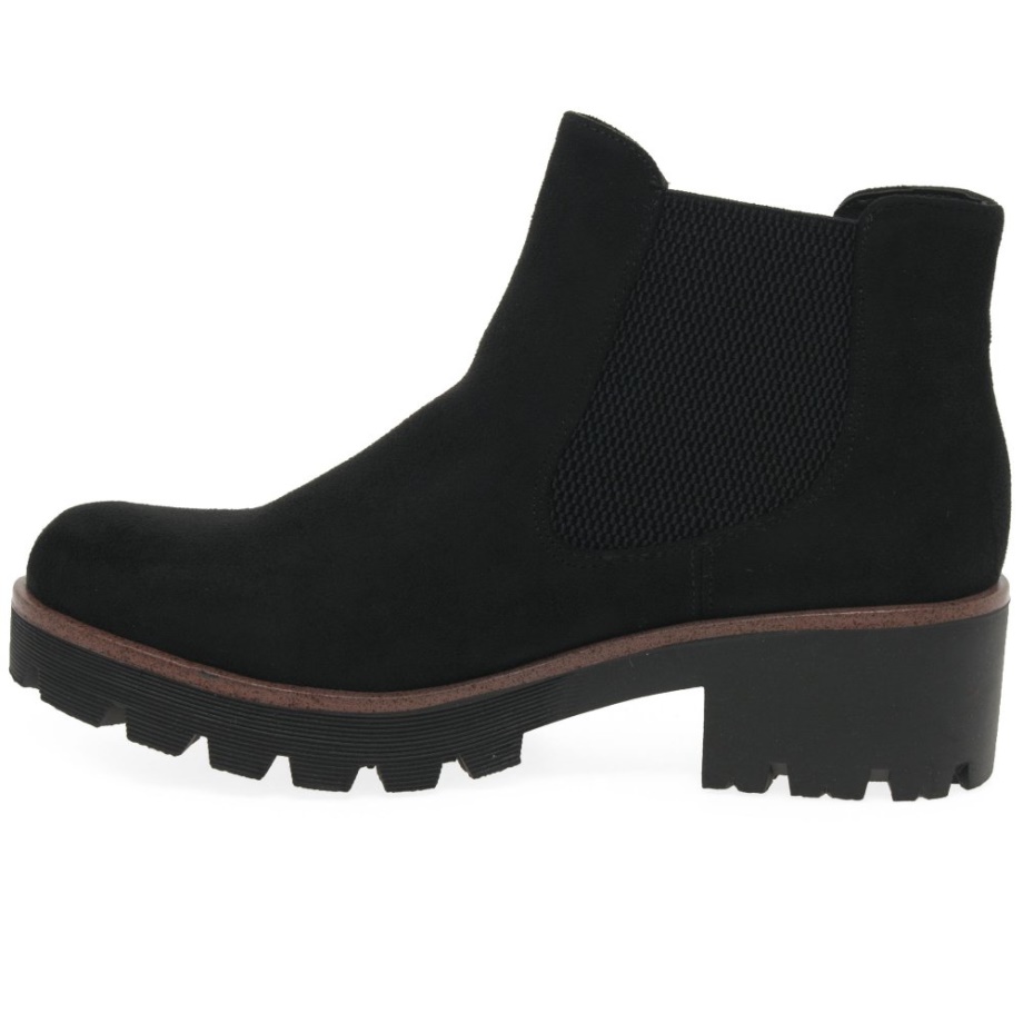 Damskie Buty Chelsea Rieker Acorn W Kolorze Czarnym