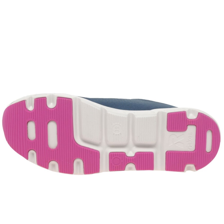 Damskie Buty Sportowe Rieker Callie W Kolorze Niebieskim